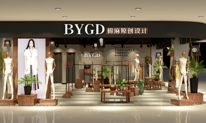 商场店效果图展示